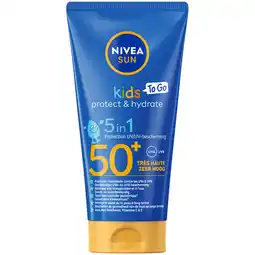 Jumbo NIVEA SUN Kids To Go Protect & Hydrate 5in1 UV-bescherming SPF50+ 50ml aanbieding