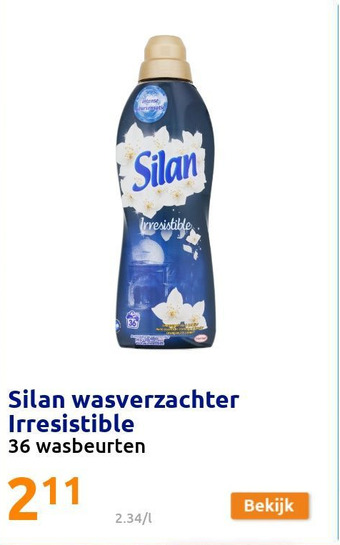 Action Silan wasverzachter Irresistible aanbieding