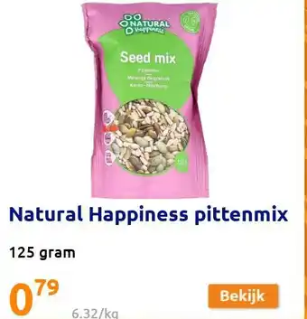 Action Natural Happiness pittenmix aanbieding