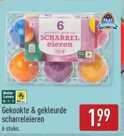 ALDI Gekookte & Gekleurde Scharreleieren aanbieding