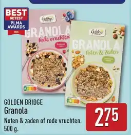 ALDI Golden Bridge Granola aanbieding