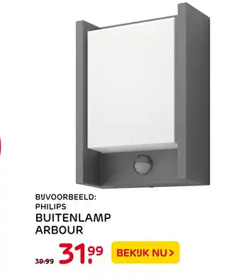 Praxis Philips Buitenlamp Arbour aanbieding