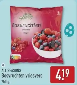 ALDI All Seasons Bosvruchten Vriesvers aanbieding