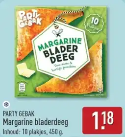 ALDI Party Gebak Margarine Bladerdeeg aanbieding