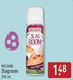 ALDI Milsani Slagroom aanbieding