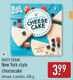 ALDI Party Gebak New York Style Cheesecake aanbieding