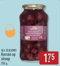 ALDI All Seasons Kersen op Siroop aanbieding