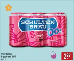ALDI Schultenbräu 6-pack rosé 0.0% aanbieding