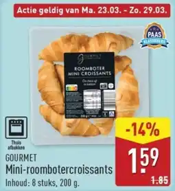 ALDI Gourmet Mini Roombotercroissants aanbieding