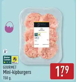 ALDI Gourmet Mini-kipburgers aanbieding
