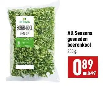 ALDI All seasons gesneden boerenkool 300g aanbieding