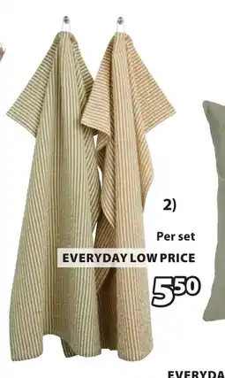 Jysk RANUNKEL theedoek aanbieding