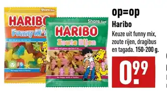 ALDI Haribo 150-200g aanbieding