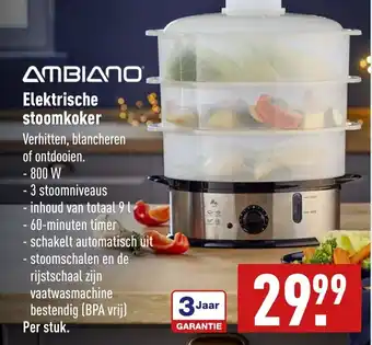 ALDI Elektrische stoomkoker aanbieding