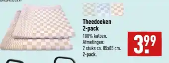 ALDI Theedoeken 2-pack aanbieding