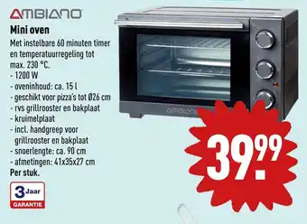 ALDI Mini oven aanbieding