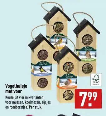 ALDI Vogelhuisje met voer aanbieding