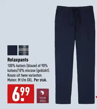 ALDI Relaxpants aanbieding