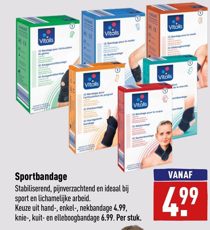 Sportbandage aanbieding bij ALDI
