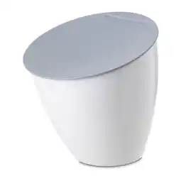 Bol.com Mepal Calypso afvalbakje – 2,2 liter – Afvalbakje aanrecht met deksel – Wit aanbieding