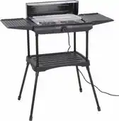 Bol.com Relaxwonen Elektrische Barbecue - Grilloppervlak (LxB) 40x38 cm - Inclusief onderstel - Zwart aanbieding