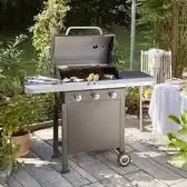 Bol.com GasBBQ Landmann Trexon PTS 3.1 Zwart - 4 branders - Inclusief gasslang - Gas bbq barbecue aanbieding