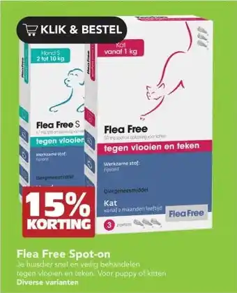 Discus Flea Free spot-on aanbieding