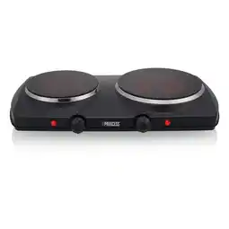Bol.com Princess 303021 Keramische Kookplaat – Elektrische Kookplaat - 2 Pits - 16 & 19 cm - Vrijstaand aanbieding