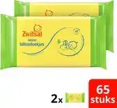 Bol.com Zwitsal Lotion Billendoekjes - 2 x 65 billendoekjes aanbieding