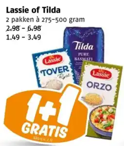 Poiesz Lassie of Tilda aanbieding