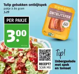 Poiesz Tulip gebakken ontbijtspek aanbieding