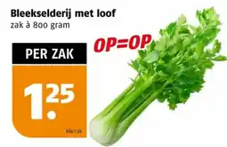 Poiesz Bleekselderij met loof aanbieding