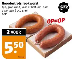 Poiesz Noordertrots rookworst aanbieding