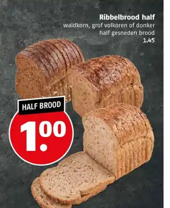 Poiesz Ribbelbrood half aanbieding