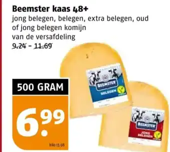 Poiesz Beemster kaas 48+ aanbieding