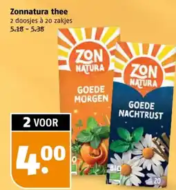 Poiesz Zonnatura thee aanbieding