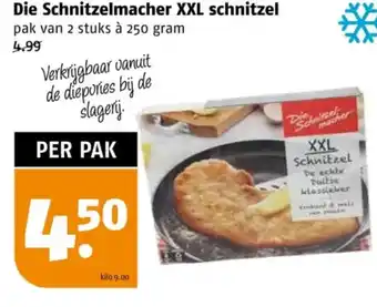 Poiesz Die Schnitzelmacher XXL schnitzel aanbieding