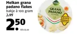 Poiesz Melkan grana padano flakes aanbieding