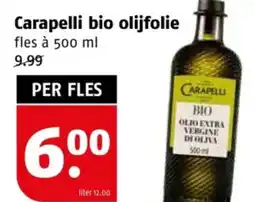 Poiesz Carapelli bio olijfolie aanbieding