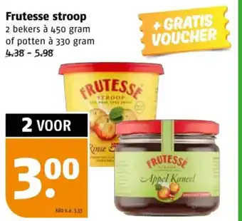 Poiesz Frutesse stroop aanbieding