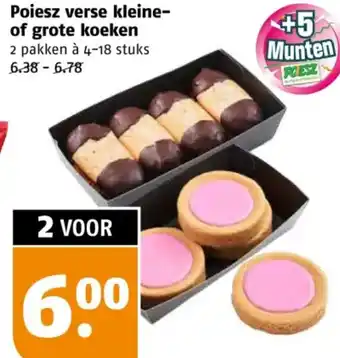 Poiesz Poiesz verse kleine- of grote koeken aanbieding