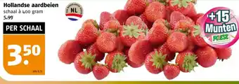 Poiesz Hollandse aardbeien aanbieding
