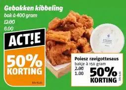 Poiesz Gebakken kibbeling aanbieding