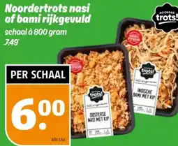 Poiesz Noordertrots nasi of bami rijkgevuld aanbieding