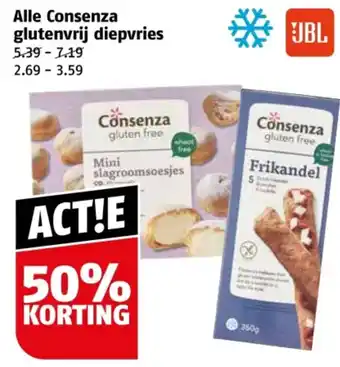 Poiesz Alle Consenza glutenvrij diepvries aanbieding
