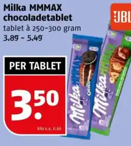 Poiesz Milka mmmax chocoladetablet aanbieding