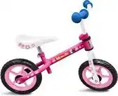 Bol.com Disney Loopfiets Minnie Mouse - Loopfiets - Meisjes - RozeWit - 10 Inch aanbieding
