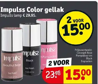 Kruidvat Impulss color gellak aanbieding