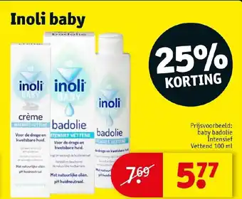 Kruidvat Inoli baby aanbieding