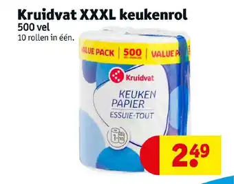 Kruidvat XXXL keukenrol aanbieding